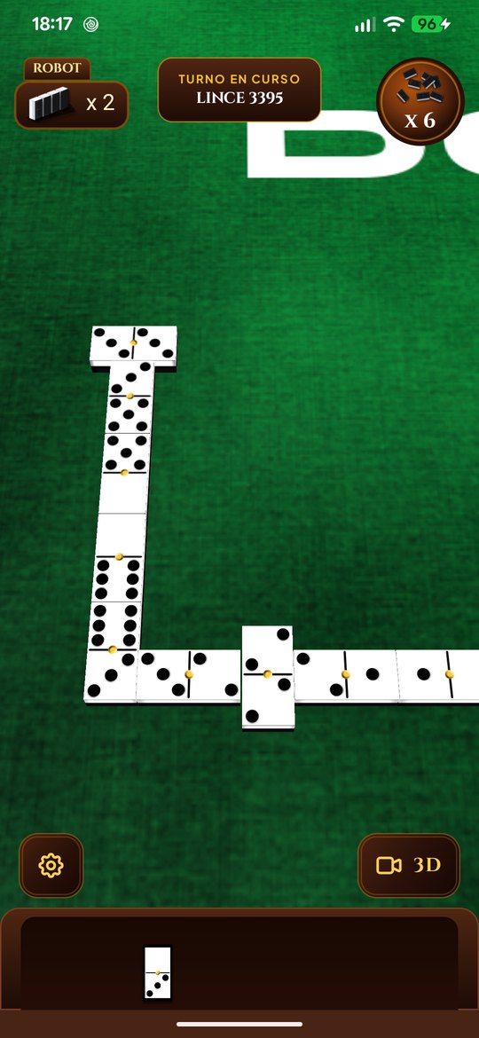 Partida en la mesa 3D contra la IA